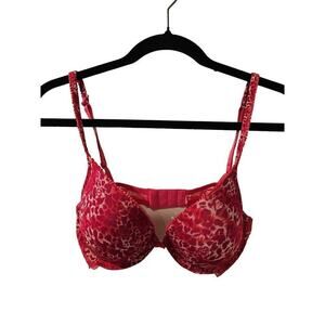 Victoria's Secret‎ Sexy Little Things push up tshirt bra pink tie dye 34C